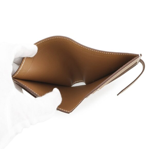 HERMES BEAN Compact Epsom Gold - Picture 7 of 10